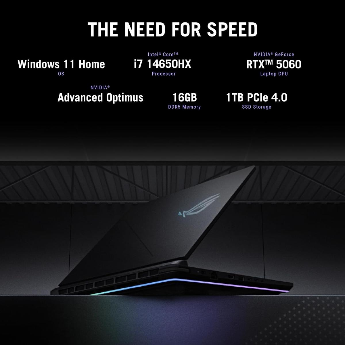 ASUS ROG Strix G16 (2025) – PC Portable Gaming RTX 5060 16 Go DDR5