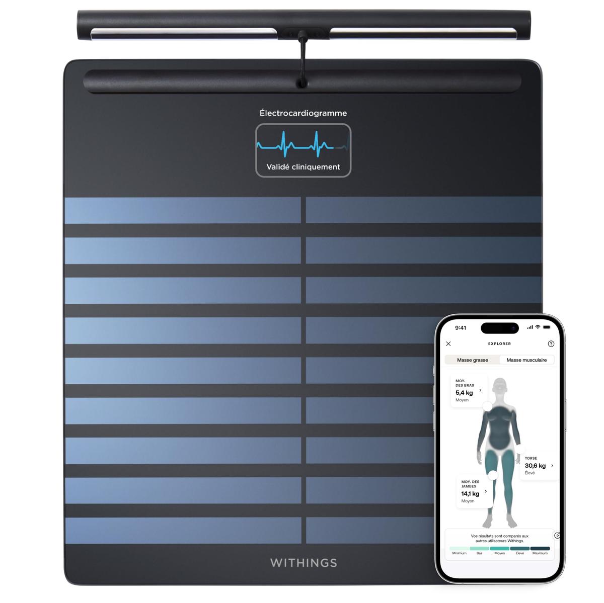 RunStar Smart Scale – Balance Connectée d'Analyse Corporelle