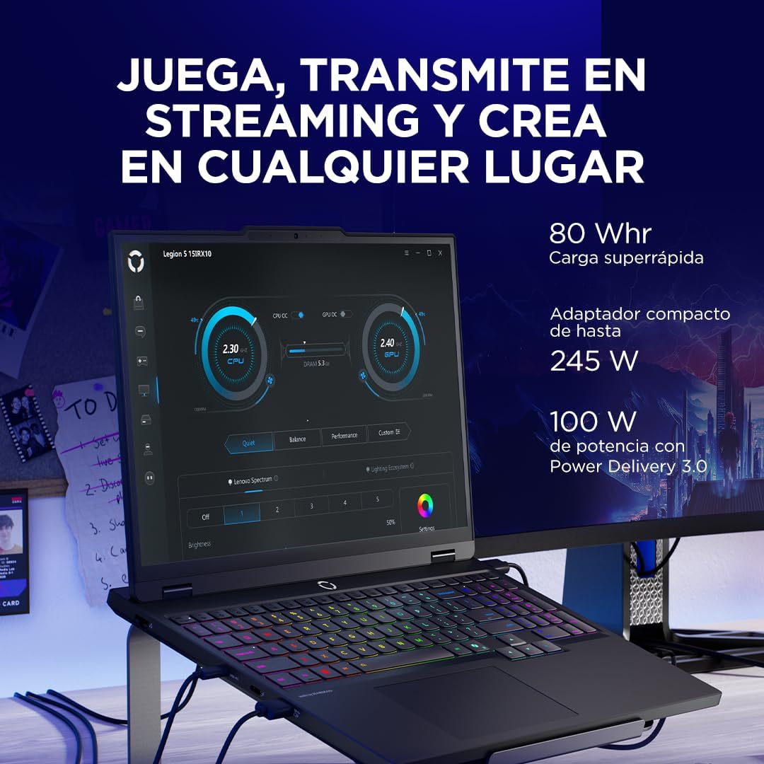 Lenovo Legion 5 Gen 10 – PC Portable Gaming RTX 5070 32 Go RAM