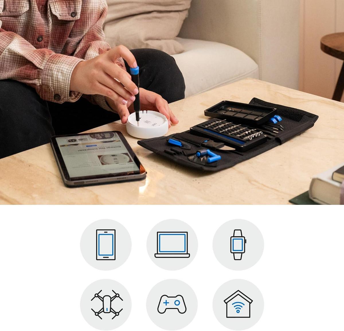 iFixit Pro Tech Go Toolkit – Kit de Réparation Électronique Portable