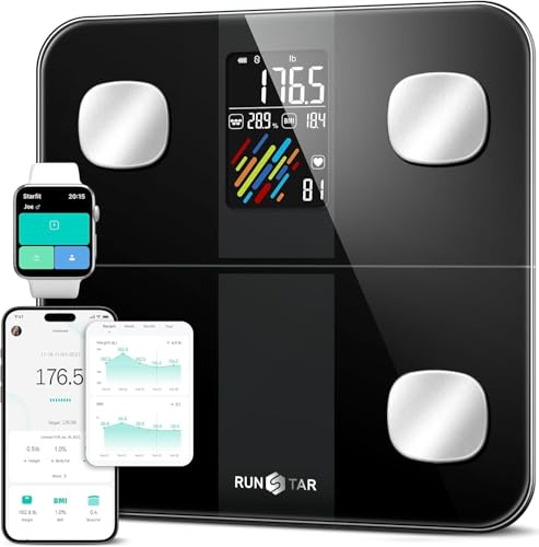 RunStar Smart Scale – Balance Connectée d'Analyse Corporelle